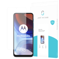 Just in Case Gehard Glas Screenprotector voor Motorola Moto E7i Power - Transparant
