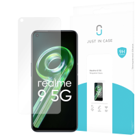 Just in Case Gehard Glas Screenprotector voor Realme 9 5G - Transparant