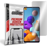 GrizzGlass PaperFeel Screenprotector voor Samsung Galaxy A21s - Transparant