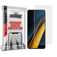 GrizzGlass PaperFeel Screenprotector voor Xiaomi Poco X6 Pro - Transparant