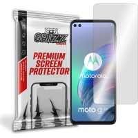 GrizzGlass HybridGlass Screenprotector voor Motorola Moto G100 - Transparant