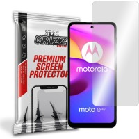 GrizzGlass HybridGlass Screenprotector voor Motorola Moto E40 - Transparant