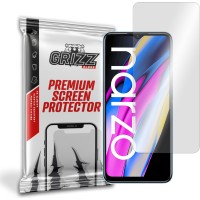 GrizzGlass HybridGlass Screenprotector voor Realme Narzo 50A Prime - Transparant