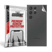 GrizzGlass SatinSkin Back Protector voor Samsung Galaxy S23 Ultra - Transparant