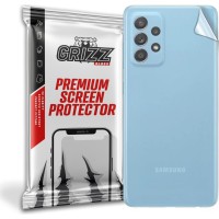 GrizzGlass SatinSkin Back Protector voor Samsung Galaxy A72 - Transparant