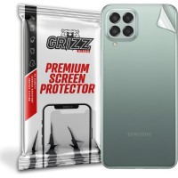 GrizzGlass SatinSkin Back Protector voor Samsung Galaxy M53 - Transparant