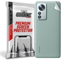 GrizzGlass SatinSkin Back Protector voor Xiaomi 12 - Transparant