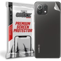 GrizzGlass SatinSkin Back Protector voor Xiaomi 11 Lite 5G NE - Transparant