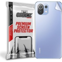 GrizzGlass SatinSkin Back Protector voor Xiaomi 11 Lite - Transparant