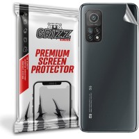 GrizzGlass SatinSkin Back Protector voor Xiaomi Mi 10T - Transparant