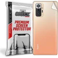 GrizzGlass SatinSkin Back Protector voor Xiaomi Redmi Note 10 Pro - Transparant