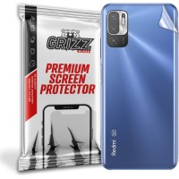 GrizzGlass SatinSkin Back Protector voor Xiaomi Redmi Note 10 5G - Transparant