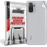 GrizzGlass SatinSkin Back Protector voor Xiaomi Redmi Note 10 - Transparant