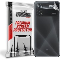 GrizzGlass SatinSkin Back Protector voor Xiaomi Poco X4 Pro 5G - Transparant
