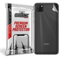 GrizzGlass SatinSkin Back Protector voor Huawei Y5p - Transparant