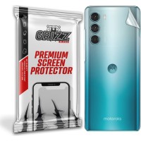 GrizzGlass SatinSkin Back Protector voor Motorola Moto G200 5G - Transparant