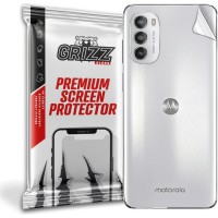 GrizzGlass SatinSkin Back Protector voor Motorola Moto G82 - Transparant
