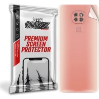 GrizzGlass SatinSkin Back Protector voor Motorola Moto G9 Play - Transparant