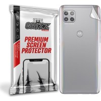 GrizzGlass SatinSkin Back Protector voor Motorola Moto G 5G - Transparant