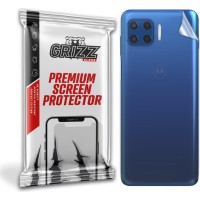 GrizzGlass SatinSkin Back Protector voor Motorola Moto G 5G Plus - Transparant