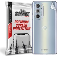 GrizzGlass SatinSkin Back Protector voor Motorola Edge 30 Pro - Transparant