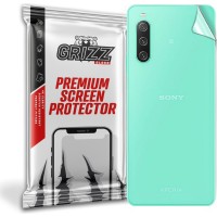 GrizzGlass SatinSkin Back Protector voor Sony Xperia 10 IV - Transparant