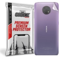 GrizzGlass SatinSkin Back Protector voor Nokia G10 - Transparant