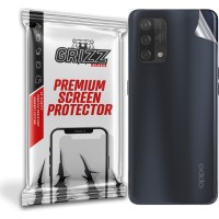 GrizzGlass SatinSkin Back Protector voor Oppo A74 4G - Transparant