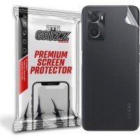 GrizzGlass SatinSkin Back Protector voor Oppo A76 - Transparant