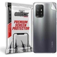 GrizzGlass SatinSkin Back Protector voor Oppo Reno5 Z - Transparant
