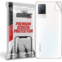 GrizzGlass SatinSkin Back Protector voor Vivo V21 - Transparant