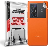GrizzGlass SatinSkin Back Protector voor Vivo X70 Pro Plus - Transparant