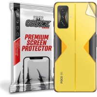 GrizzGlass SatinSkin Back Protector voor Xiaomi Poco F4 GT - Transparant