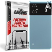 GrizzGlass SatinSkin Back Protector voor Xiaomi Poco M4 5G - Transparant