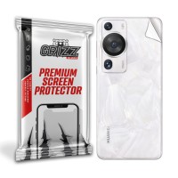 GrizzGlass SatinSkin Back Protector voor Huawei P60 Pro - Transparant