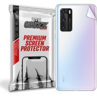 GrizzGlass SatinSkin Back Protector voor Huawei P40 - Transparant