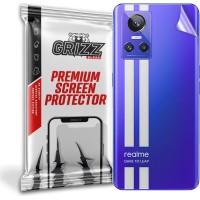 GrizzGlass SatinSkin Back Protector voor Realme GT Neo 3 - Transparant