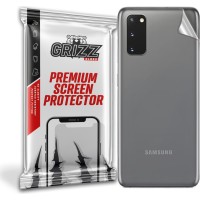 GrizzGlass UltraSkin Back Protector voor Samsung Galaxy S20 Plus - Transparant