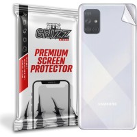 GrizzGlass UltraSkin Back Protector voor Samsung Galaxy A71 5G - Transparant