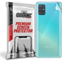 GrizzGlass UltraSkin Back Protector voor Samsung Galaxy A51 4G/5G - Transparant
