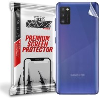 GrizzGlass UltraSkin Back Protector voor Samsung Galaxy A41 - Transparant