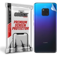 GrizzGlass UltraSkin Back Protector voor Huawei Mate 20 Pro - Transparant