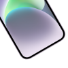 Just in Case Full Cover Gehard Glas Screenprotector voor Apple iPhone 14 Plus - Zwart