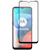 Just in Case Full Cover Gehard Glas Screenprotector voor Motorola Moto E7 - Zwart