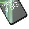 Just in Case Full Cover Gehard Glas Screenprotector voor Realme 9 5G - Zwart