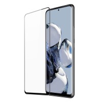 Dux Ducis Full Cover Gehard Glas Screenprotector voor Realme C30/Narzo 50i Prime - Zwart