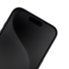 Just in Case Gehard Glas Privacy Screenprotector voor Apple iPhone 15 Pro - Zwart