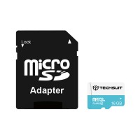 Techsuit MicroSDHC Geheugenkaart met SD adapter - 16GB