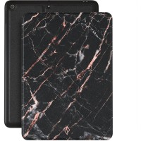Burga Folio Book tablethoes voor Apple iPad 2021/2020/2019 - Rose Gold Marble