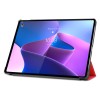 Just in Case Smart Tri-Fold tablethoes voor Lenovo Tab P12 Pro - Rood